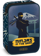 Ars Una Ninjas in the dark 25 (5457) többszintes tolltartó