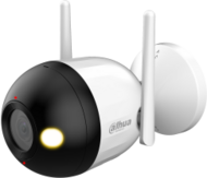 Dahua IP wifi csőkamera - F4C-PV (4MP, 3,6mm, kültéri, 2,4GHz; H265, IR+LED30m, IP67, SD; mikrofon; hangszóró 12VDC)