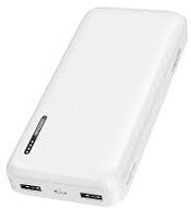 Logilink Powerbank 20.000 mAh, 2x USB-A, 1x USB-C, fehér - PA0323W