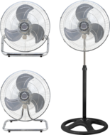TOO - TYPHOON padló ventilátor multifunkciós 45cm - FANS-45-400-B-3IN1