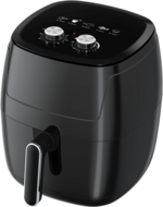 TOO AF-110B-1350 W fekete 5,2 L forrólevegős sütő (air fryer/airfryer)
