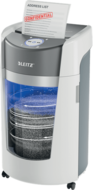 LEITZ IQ OptiMax Office P5 iratmegsemmisítő, 35L, fehér