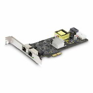 Startech - 2 portos 2,5 Gbps NBASE-T PoE hálózati kártya, dupla Intel I225-V, 802.3af/at PoE+ több gigabites hálózati kártya - PR22GIP-NETWORK-CARD