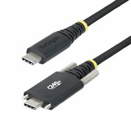 Startech - 2 m-es USB-C töltőkábel, oldalsó csavaros zár, 240 W (5 A) PD EPR, kétrétegű szilikon/fonott köpeny - S2CEPR2M-USBSL-CABLE