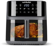 Nutribullet - NBA0811 CrispLite Vision 8L sötétszürke forrólevegős sütő - 0C12500004
