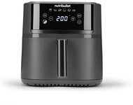 Nutribullet - NBA0611 CrispLite 6L sötétszürke forrólevegős sütő - 0C12500005
