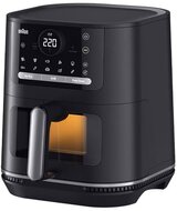 Braun - HF5073IBK fekete 6L forrólevegős sütő - 0X12500009