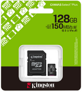 KINGSTON - MICROSDXC Canvas Select Plus (GEN 3) 128GB - SDCS3/128GB