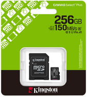 KINGSTON - MICROSDXC Canvas Select Plus (GEN 3) 256GB - SDCS3/256GB