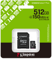 KINGSTON - MICROSDXC Canvas Select Plus (GEN 3) 512GB - SDCS3/512GB