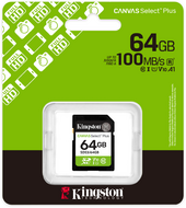 KINGSTON - SDXC Canvas Select Plus (GEN 3) 64GB - SDS3/64GB
