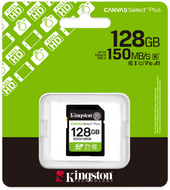 KINGSTON - SDXC Canvas Select Plus (GEN 3) 128GB - SDS3/128GB