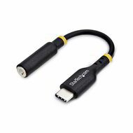 Startech - 12,7 cm-es USB-C - 3,5 mm-es TRRS fejhallgató/headset jack audio adapter - USBCAUDIO2