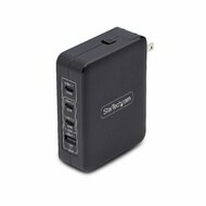 Startech - 140 W-os USB-C fali töltő, 3x USB-C/1x USB-A, PD 3.1 International GaN töltő MacBook/Dell XPS/Inspiron készülékekhez - 3114GCU-WALL-CHARGER