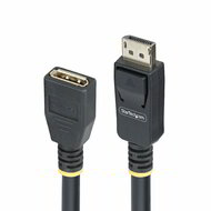 Startech - 3 m-es DisplayPort hosszabbítókábel, DP 1.4 monitorkábel, 8K 60Hz - 10F-DP14-EXTEND-CBL