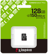 KINGSTON - MICROSDXC Canvas Select Plus (GEN 3) 128GB - SDCS3/128GBSP