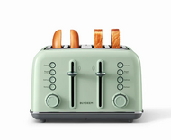 BUYDEEM - Classic 4-Slice Metal Toaster DT640 - Cozy Greenish - DT640E-CG/EU