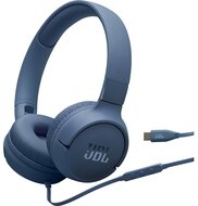 JBL Tune520C USB-C vezetékes mikrofonos kék fejhallgató - JBLT520CBLU