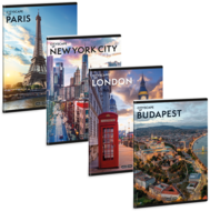 Ars Una Cityscape 25 (5482) A5 extra kapcsos kockás füzet