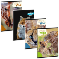 Ars Una Icons of the Wild 25 (5492) A5 extra kapcsos vonalas füzet