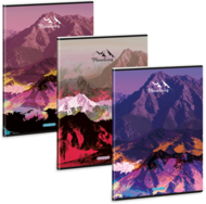 Ars Una Mountains 25 (5489) A4 extra kapcsos sima füzet