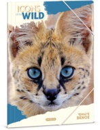 Ars Una Icons of the Wild-Serval 25 (5503) A4 gumis mappa