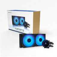 Chieftec - Iceberg 240 AIO CPU VÍZHŰTÉS - FEKETE - CLC-240-RGB