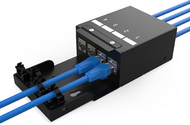 Assmann-DIGITUS konszolidációs pontdoboz, 4 portos Keystone modulok intelligens kábelrendezővel - DN-93708-4