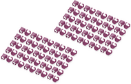 Assmann-DIGITUS Színes klipszek patch kábelhez - Magenta - A-CC-MG