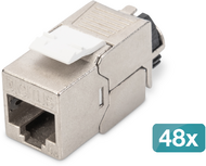 Assmann-DIGITUS CAT 6A Keystone modul, árnyékolt, intelligens kábelrendezővel - 48 db - DN-93617-48