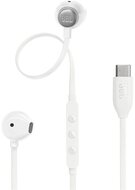 JBL - T 305 C WHT vezetékes USB C mikrofonos fehér fülhallgató - JBLT305CWHT
