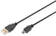 Assmann-Digitus USB 2.0 A típus - mini B 3,0 m, USB 2.0 - AK-300130-030-S