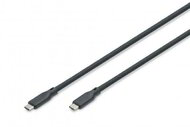 Assmann-DIGITUS USB szilikon kábel, USB 10Gbps, 1m, fekete - AK-300342-010-S