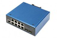 Assmann-DIGITUS Industrial 8+2 portos L2 menedzselt Gigabit Ethernet kapcsoló - DN-651156