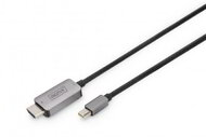 Assmann-DIGITUS 8K Mini DisplayPort adapterkábel, Mini DP - HDMI A típus - DB-340109-010-S