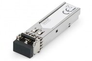 Assmann-Műszaki részletek SFP+ csomag LC csatlakozóval 850 nm-es VCSEL lézer és PIN fotodetektor Akár 300 m átvitel 2000 MHz-es MMF-en Akár 11,3 Gbps adatkapcsolatok Teljesítményveszteség < 1W LVPECL kompatibilis adat bemeneti/kimeneti interfész Alacsony