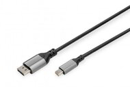Assmann-DIGITUS 8K DisplayPort adapterkábel, Mini DP - DP - DB-340106-020-S