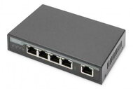 Assmann-DIGITUS 4 portos Gigabit 4PPoE bővítő, 802.3at, 60 W - DN-95128-1