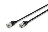 Assmann-DIGITUS CAT 6A F-FTP vékony patchkábel, 1,5m, fekete - DK-1632-A-015S-BL