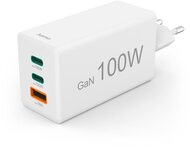Hama 00201997 100W GAN PD QC USB/USB-C fehér hálózati töltő