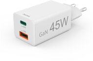 Hama 00201993 45W GAN PD QC USB/USB-C fehér hálózati töltő