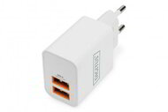 Assmann-DIGITUS USB töltő 2x USB-A, 15.5W - DA-10061