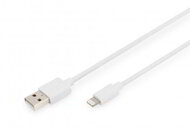Assmann-DIGITUS Lightning - USB-A adat-/töltőkábel, MFI tanúsítvánnyal - DB-600106-020-W