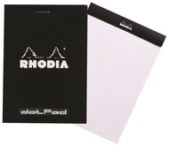 Rhodia A5 ponthálós 80lap fekete jegyzettömb