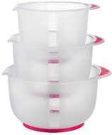 IRIS G-480 TRIPLE MIXING 3 darabos keverőtál szett, csúszásmentes talppal 1.500ml+2.000ml+2.500ml 24x22x12cm