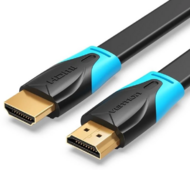 Vention - HDMI, (lapos, fekete) , 1m, kábel - VAA-B02-L100