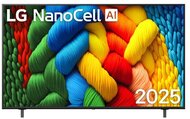 LG 65" 65NANO80A3B 4K UHD AI Smart NanoCell TV