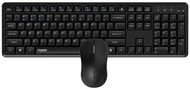 Rapoo - M8150 vezeték nélküli fekete billentyűzet + egér - 229634