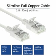 ACT CAT6A U-FTP Patch Cable 0,15m White - DC6930