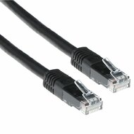 ACT CAT6 U-UTP Patch Cable 1m Black - IB8901